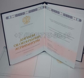 Диплом Аспирантуры 2023г в Волжске