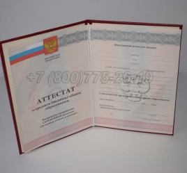 Аттестат За 11 Класс 2012г Серебро в Волжске